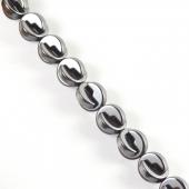 Non magnetic Hematite Beads, Pac-man, 10mm, black, Grade A, Hole:Approx 1.5mm, Length:Approx 16 Inch, Sold By Strand